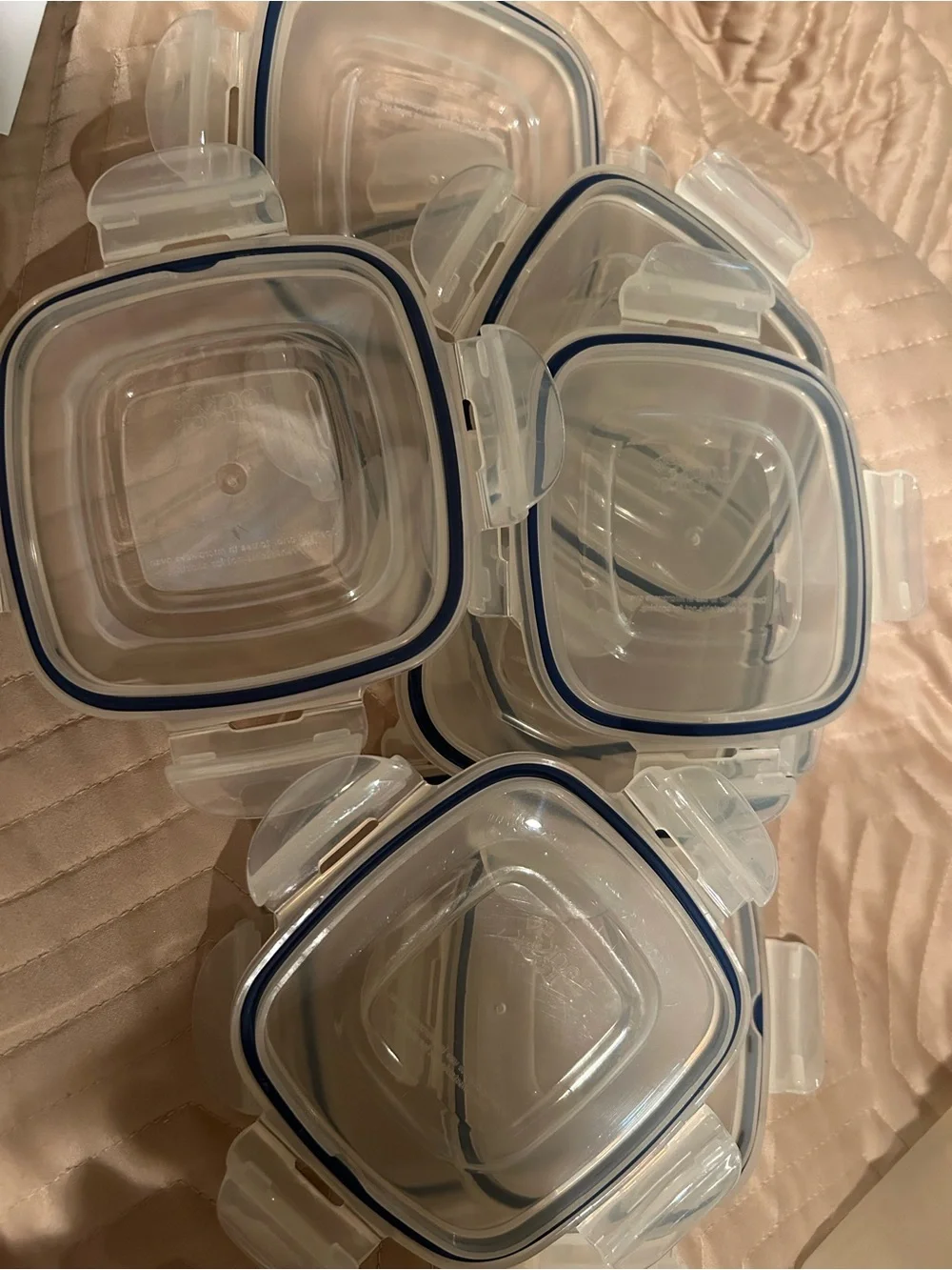 Lot of 15 Lock & Lock Containers with lids